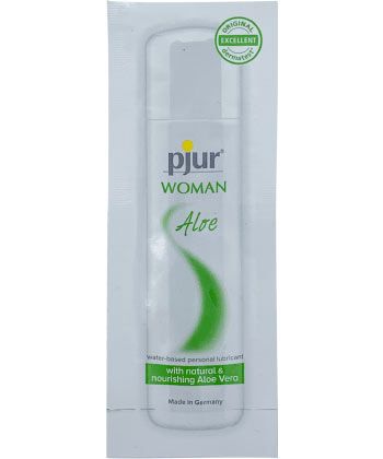 Лубрикант на водной основе pjur WOMAN Aloe - 2 мл. - Pjur - купить с доставкой в Кемерово