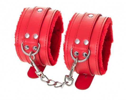 Красные оковы Anonymo из искусственной кожи - ToyFa - купить с доставкой в Кемерово
