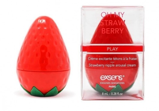 Крем для стимуляции сосков Oh My Strawberry - 8 мл. - Exsens - купить с доставкой в Кемерово