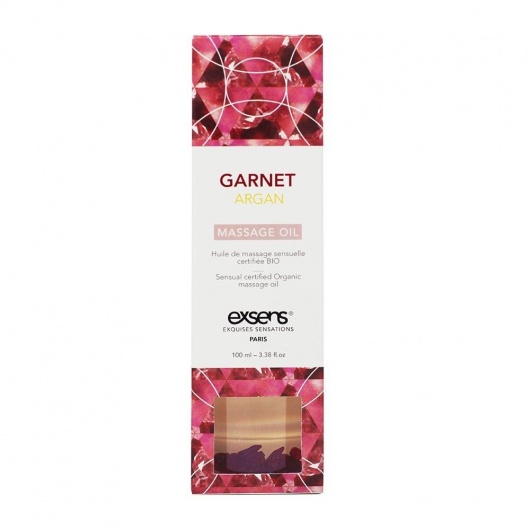 Органическое массажное масло GARNET ARGAN - 100 мл. - Exsens - купить с доставкой в Кемерово