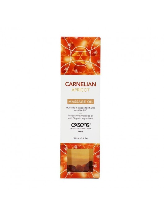 Органическое массажное масло CARNELIAN APRICOT - 100 мл. - Exsens - купить с доставкой в Кемерово