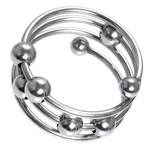 Большое металлическое кольцо под головку пениса - ToyFa - купить с доставкой в Кемерово