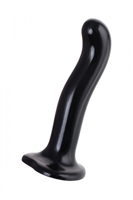 Черный стимулятор для пар P G-Spot Dildo Size M - 18 см. - Strap-on-me - в Кемерово купить с доставкой