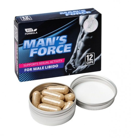 Пищевой концентрат для мужчин MANS FORCE  - 12 капсул - Sitabella - купить с доставкой в Кемерово