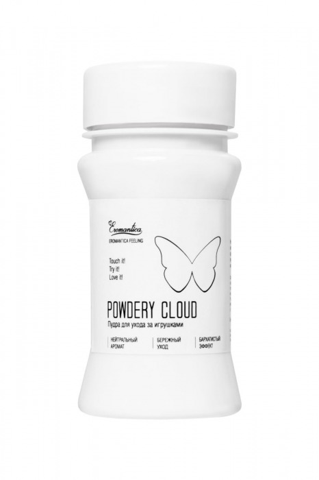 Пудра для ухода за игрушками Powdery Cloud с нейтральным ароматом - 40 гр. - Eromantica - купить с доставкой в Кемерово