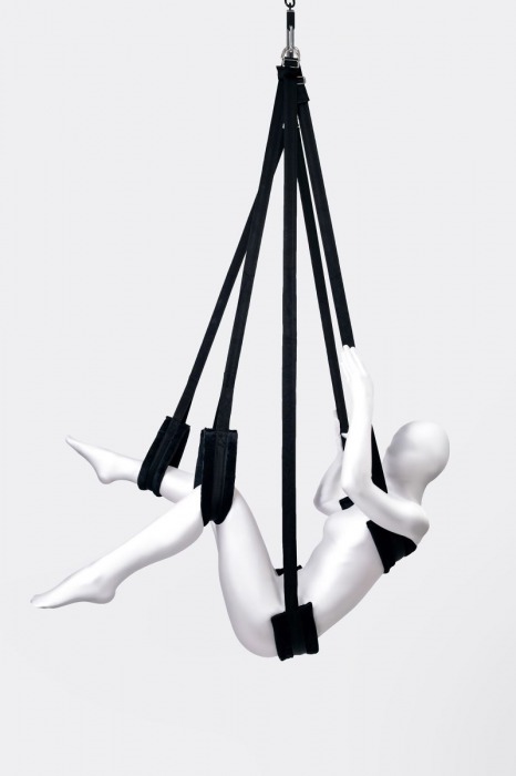 Черные секс-качели Anonymo №0503 - ToyFa - купить с доставкой в Кемерово