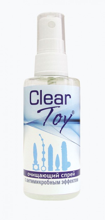 Очищающий спрей Clear Toy с антимикробным эффектом - 100 мл. - Биоритм - купить с доставкой в Кемерово