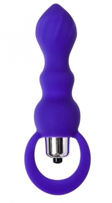 Фиолетовая анальная вибровтулка Curvy - 14 см. - ToyFa в Кемерово Фиолетовая анальная вибровтулка Curvy - 14 см. - ToyFa