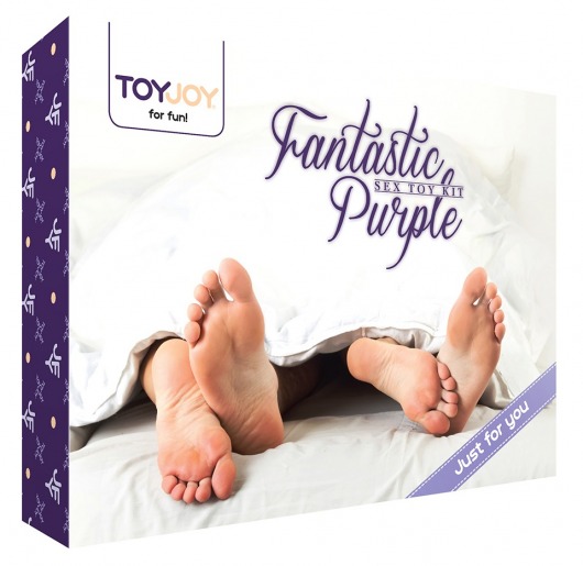 Эротический набор FANTASTIC PURPLE SEX TOY KIT - Toy Joy - купить с доставкой в Кемерово
