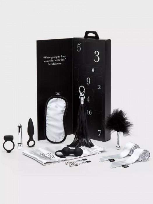 Эротический набор Pleasure Overload 10 Days of Play Gift Set - Fifty Shades of Grey - купить с доставкой в Кемерово