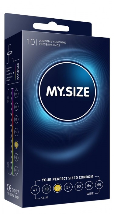 Презервативы MY.SIZE размер 53 - 10 шт. - My.Size - купить с доставкой в Кемерово