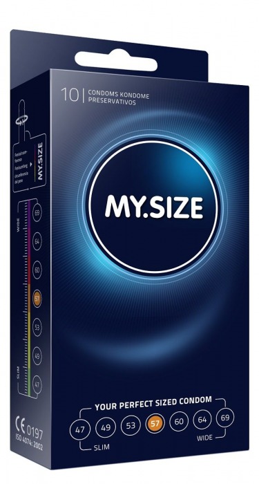 Презервативы MY.SIZE размер 57 - 10 шт. - My.Size - купить с доставкой в Кемерово