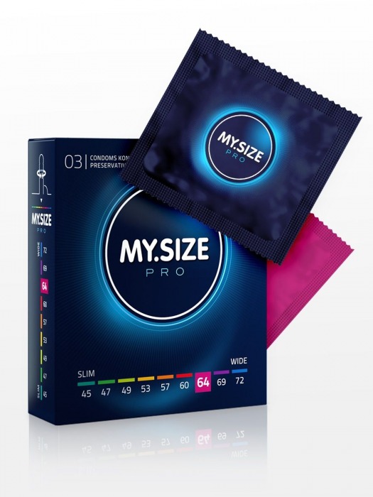 Презервативы MY.SIZE размер 64 - 3 шт. - My.Size - купить с доставкой в Кемерово