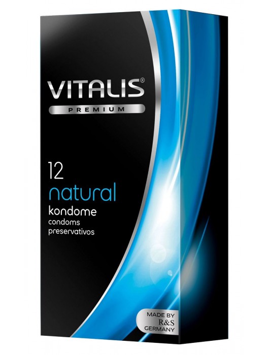 Классические презервативы VITALIS PREMIUM natural - 12 шт. - Vitalis - купить с доставкой в Кемерово