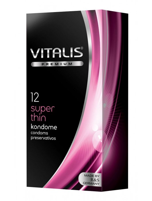 Ультратонкие презервативы VITALIS PREMIUM super thin - 12 шт. - Vitalis - купить с доставкой в Кемерово