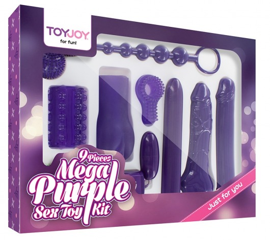 Эротический набор Toy Joy Mega Purple - Toy Joy - купить с доставкой в Кемерово