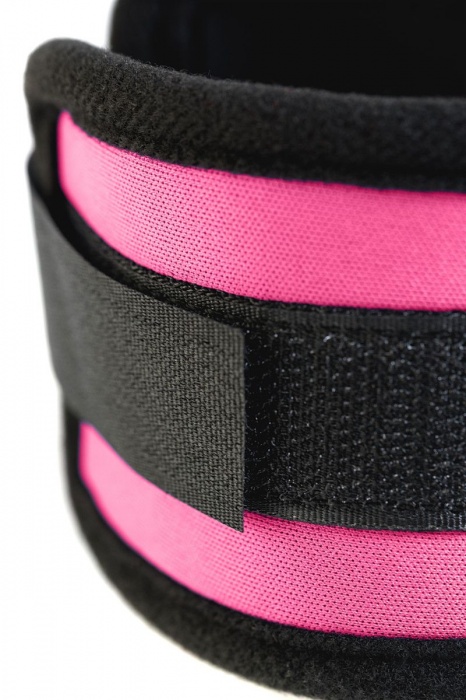 Оковы на ноги из неопрена розового цвета - ToyFa - купить с доставкой в Кемерово