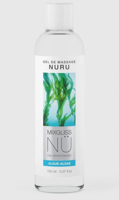 Массажный гель на водной основе Mixgliss NU Algae - 150 мл. - Strap-on-me - купить с доставкой в Кемерово