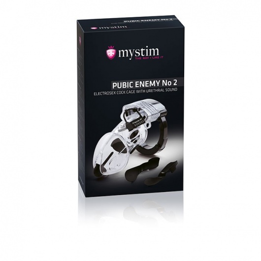 Пояс верности Pubic Enemy №2 с электростимуляцией уретры - MyStim - купить с доставкой в Кемерово