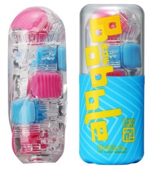 Мастурбатор Tenga Bobble Crazy Cubes - Tenga - в Кемерово купить с доставкой