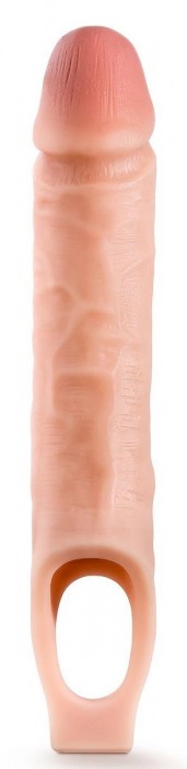 Телесная насадка на пенис 10 Inch Cock Sheath Extender - 25 см. - Blush Novelties - в Кемерово купить с доставкой