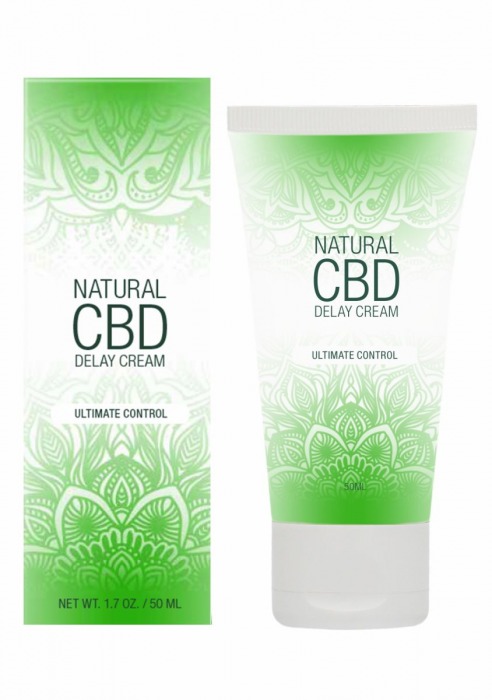 Крем-пролонгатор Natural CBD Delay Cream - 50 мл. - Shots Media BV - купить с доставкой в Кемерово