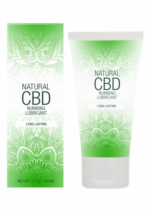 Лубрикант с пролонгирующим эффектом Natural CBD Numbing Lubricant - 50 мл. - Shots Media BV - купить с доставкой в Кемерово