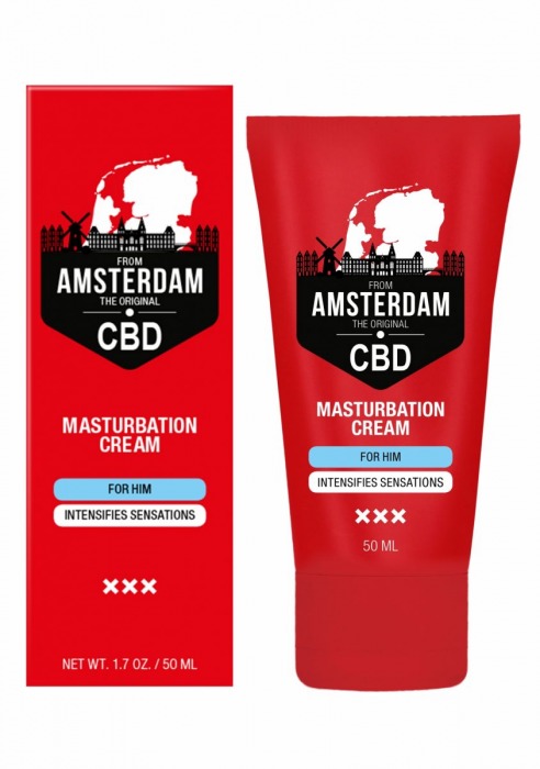 Крем для мастурбации для мужчин CBD from Amsterdam Masturbation Cream For Him - 50 мл. - Shots Media BV - купить с доставкой в Кемерово