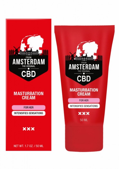 Крем для мастурбации для женщин CBD from Amsterdam Masturbation Cream For Her - 50 мл. - Shots Media BV - купить с доставкой в Кемерово