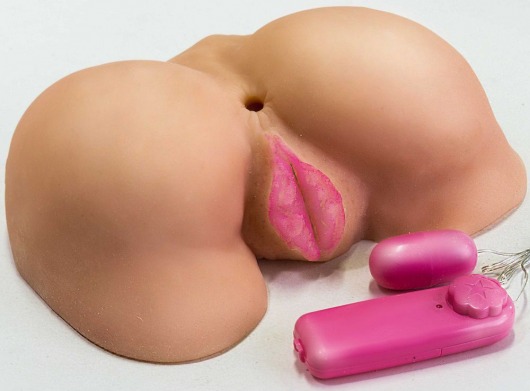 Вибровагина с двумя отверстиями и с выносным пультом - LOVETOY (А-Полимер) - в Кемерово купить с доставкой