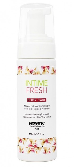 Органическая интимная очищающая пенка Intime Fresh - 150 мл. - Exsens - купить с доставкой в Кемерово