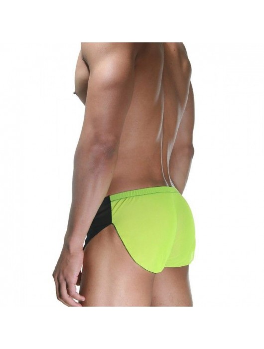 Мужские черно-лаймовые шорты - La Blinque купить с доставкой