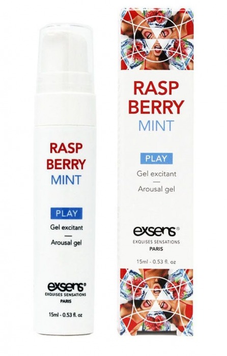 Возбуждающий гель Raspberry Mint с ароматом малины и мяты - 15 мл. - Exsens - купить с доставкой в Кемерово