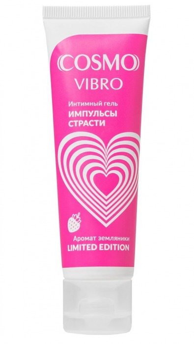 Возбуждающий гель на водно-силиконовой основе Cosmo Vibro с ароматом земляники - 50 гр. - Биоритм - купить с доставкой в Кемерово