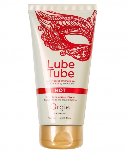 Интимный гель на водной основе Lube Tube Hot с разогревающим эффектом - 150 мл. - ORGIE - купить с доставкой в Кемерово