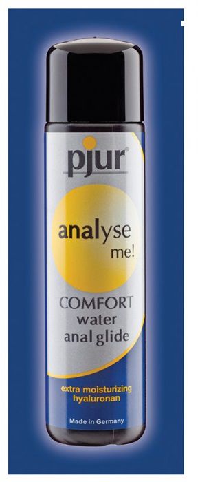 Анальный лубрикант pjur ANALYSE ME Comfort Water Anal Glide - 2 мл. - Pjur - купить с доставкой в Кемерово