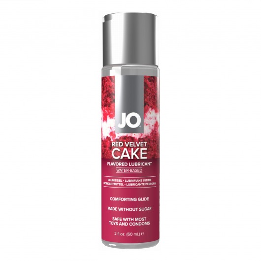 Лубрикант на водной основе JO H2O Red Velvet Cake Flavored Lubricant - 60 мл. - System JO - купить с доставкой в Кемерово