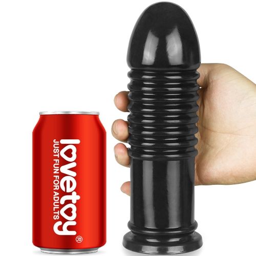 Черная анальная втулка 8 King Sized Anal Bumper - 22,5 см. - Lovetoy