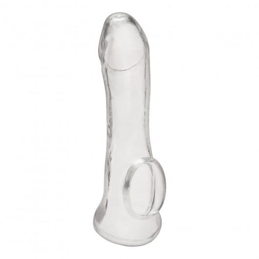 Прозрачная насадка на пенис Transparent Penis Enhancing Sleeve Extension - 15,9 см. - BlueLine - в Кемерово купить с доставкой