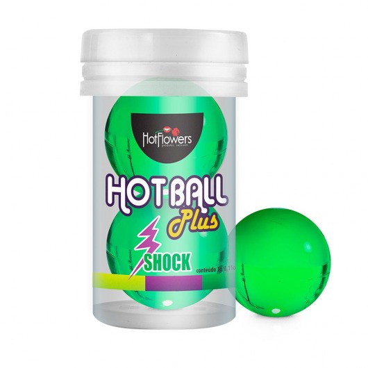 Лубрикант на силиконовой основе Hot Ball Plus с покалывающим эффектом (2 шарика по 3 гр.) - HotFlowers - купить с доставкой в Кемерово