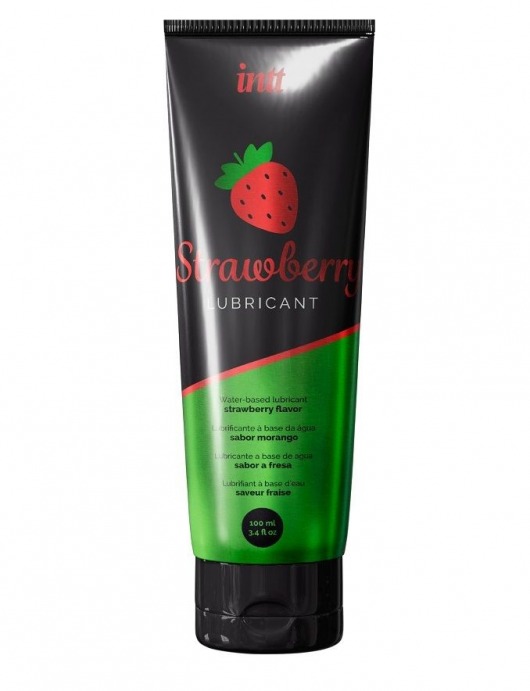 Смазка на водной основе с ароматом клубники Strawberry Lubricant - 100 мл. - INTT - купить с доставкой в Кемерово