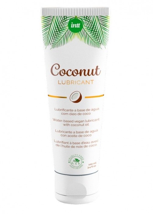 Веганская смазка на водной основе Coconut Lubricant - 100 мл. - INTT - купить с доставкой в Кемерово