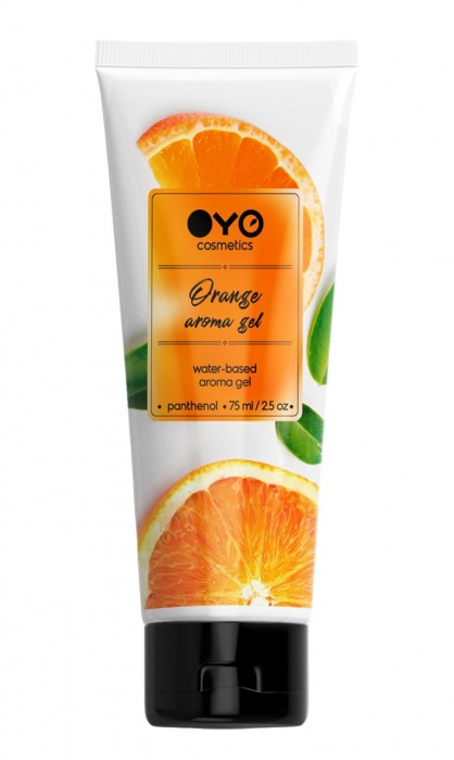 Лубрикант на водной основе OYO Aroma Gel Orange с ароматом апельсина - 75 мл. - OYO - купить с доставкой в Кемерово