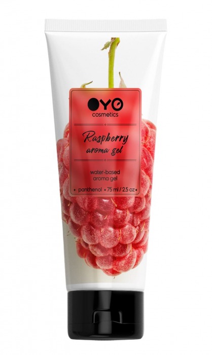 Лубрикант на водной основе OYO Aroma Gel Raspberry с ароматом малины - 75 мл. - OYO - купить с доставкой в Кемерово