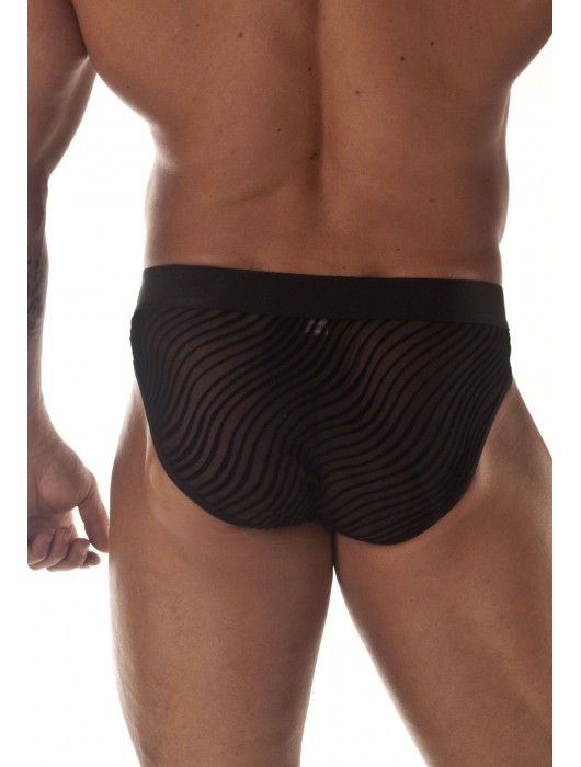 Сексуальные полупрозрачные трусы-слипы с сетчатыми вставками - Don Moris купить с доставкой