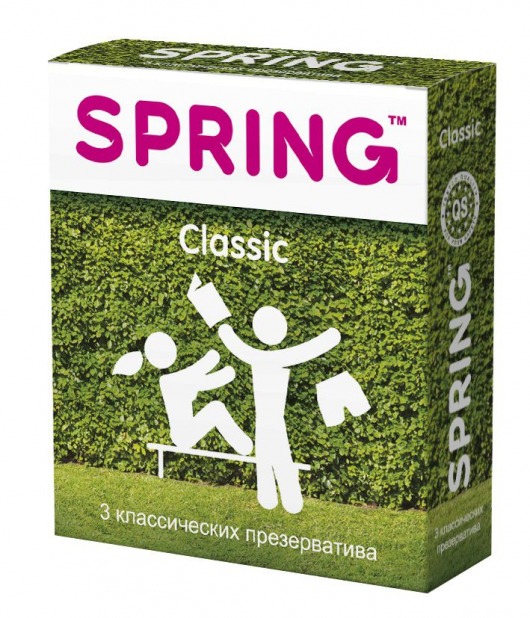 Классические презервативы SPRING CLASSIC - 3 шт. - SPRING - купить с доставкой в Кемерово