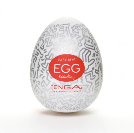 Мастурбатор-яйцо Keith Haring EGG PARTY - Tenga - в Кемерово купить с доставкой