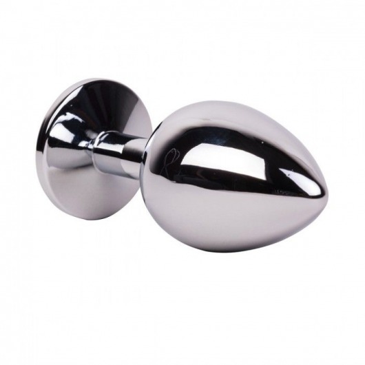 Большой стальной плаг с желтым кристаллом Sweet Lemon - 9,5 см. - Erotic Fantasy - купить с доставкой в Кемерово