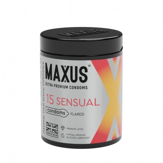 Анатомические презервативы MAXUS Sensual - 15 шт. - Maxus - купить с доставкой в Кемерово