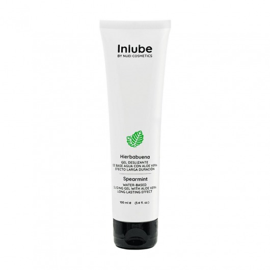 Водный лубрикант Nuei Inlube с алоэ вера и ароматом мяты - 100 мл. - Nuei cosmetics - купить с доставкой в Кемерово